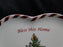Spode Christmas Tree, Peppermint: "Bless this Home" Heart Plate, 7 3/4", Box