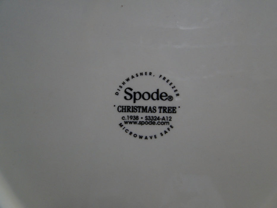 Spode Christmas Tree, Peppermint: "Bless this Home" Heart Plate, 7 3/4", Box