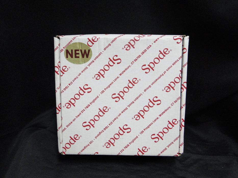 Spode Christmas Tree, Peppermint: Set of 4 Canape Heart Plates, 6", Box