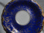 ALKA Burgund, Gold Leaves on Cobalt Band: Demitasse Cup & Saucer Set, 1 3/4"