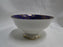 ALKA Burgund, Gold Leaves on Cobalt Band: Demitasse Cup & Saucer Set, 1 3/4"