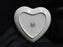 Spode Christmas Tree, Peppermint: Set of 4 Canape Heart Plates, 6", Box