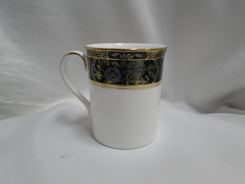 Royal Doulton Carlyle: Blue Flowers, Teal Band, Gold: Demi Cup & Saucer Set (s)