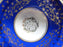 ALKA Gold Florals & Lattice on Cobalt Band: Demitasse Cup & Saucer Set, 1 7/8"