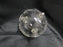 Clear, Etched Flowers: 3-Toed Bowl, 4 1/2" x 2 7/8" Tall  -- MG#014