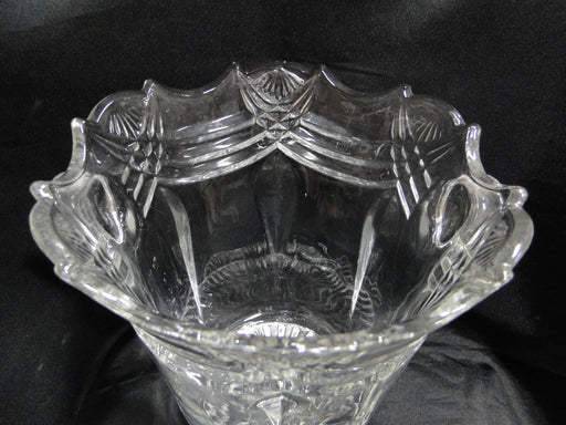 Clear w/ Cut Fan & Swag Design: Ice Bucket, 7 3/8" -- MG#051