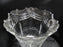 Clear w/ Cut Fan & Swag Design: Ice Bucket, 7 3/8" -- MG#051