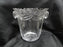 Clear w/ Cut Fan & Swag Design: Ice Bucket, 7 3/8" -- MG#051