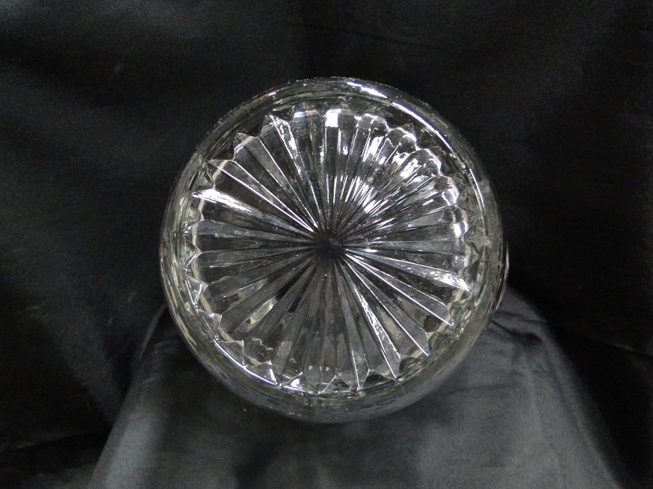 Clear w/ Cut Fan & Swag Design: Ice Bucket, 7 3/8" -- MG#051