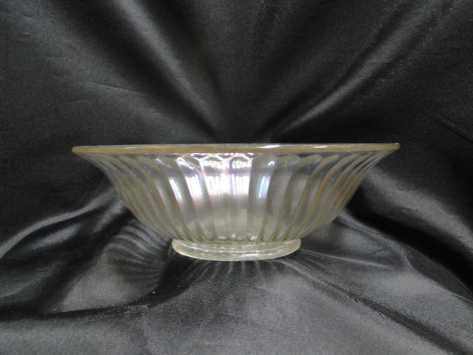 Opalescent w/ Ribbed Sides: Round Serving Bowl, 9 7/8", As Is -  MG#068