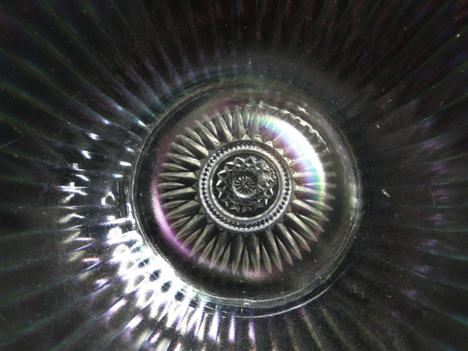 Opalescent w/ Ribbed Sides: Round Serving Bowl, 9 7/8", As Is -  MG#068