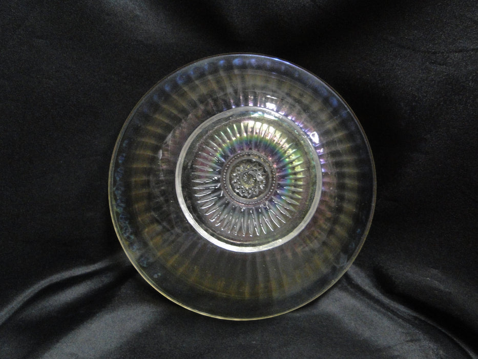 Opalescent w/ Ribbed Sides: Round Serving Bowl, 9 7/8", As Is -  MG#068