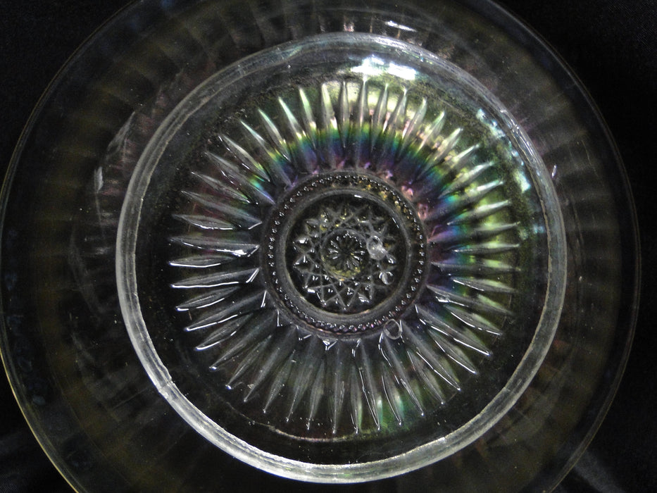 Opalescent w/ Ribbed Sides: Round Serving Bowl, 9 7/8", As Is -  MG#068