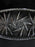 Clear, Cut Fans & Star, Thumbprint Edge: Oval Relish Dish, 11" x 5", MG#084