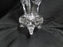 Clear, Cut Crystal: 3-Toed Vase, 4 3/4" x 5 7/8" Tall --  MG#225