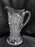 Clear, Pressed Glass,  Stars & Arches: Serving Pitcher, 9 1/2" Tall  --  MG#227