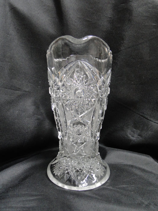 Clear, Pressed Glass,  Stars & Arches: Serving Pitcher, 9 1/2" Tall  --  MG#227