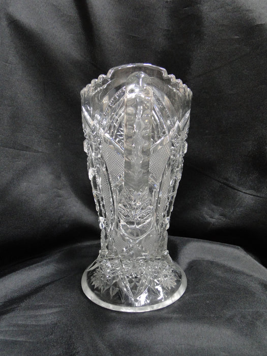 Clear, Pressed Glass,  Stars & Arches: Serving Pitcher, 9 1/2" Tall  --  MG#227