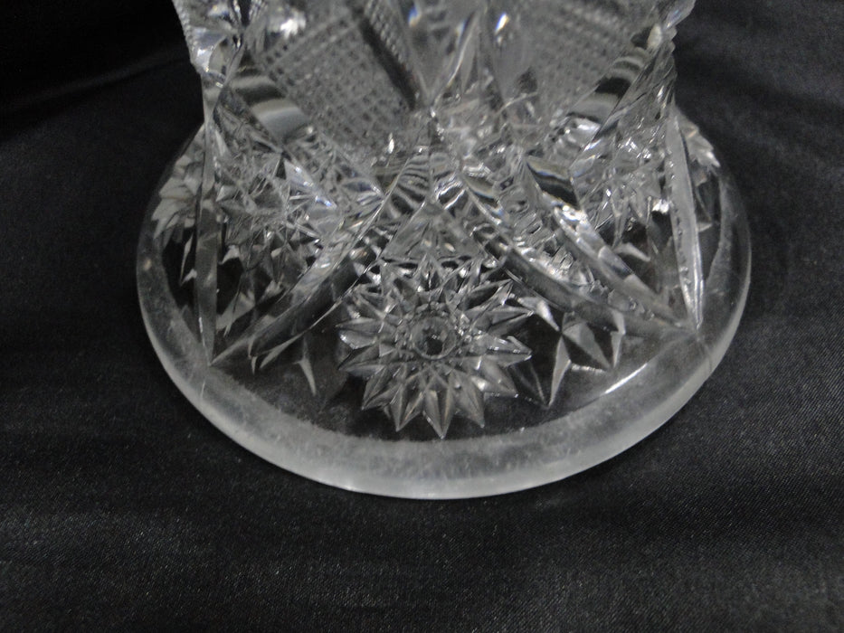 Clear, Pressed Glass,  Stars & Arches: Serving Pitcher, 9 1/2" Tall  --  MG#227