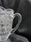 Anna Hutte Ann13, Pressed, Florals & Criss Cross: Serving Pitcher, 9", As Is