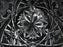 Lausitzer Etched & Cut Roses, Sawtooth Edge: 3-Toed Bowl, 7 1/2" x 4 1/8" Tall