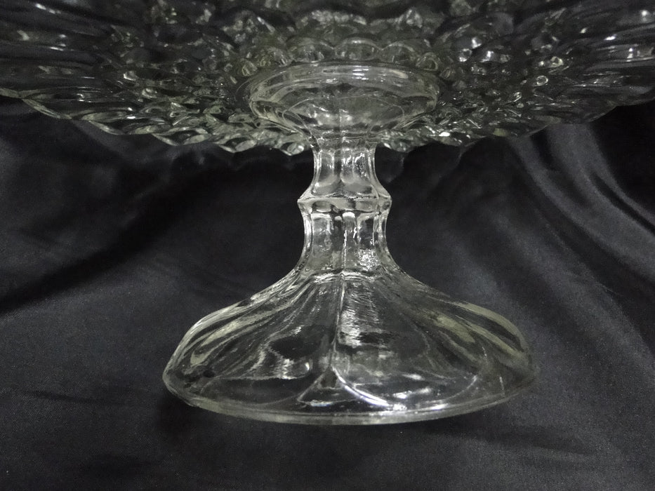 Anchor Hocking Fairfield, Scalloped, Pressed: Cake Stand, 9 7/8"