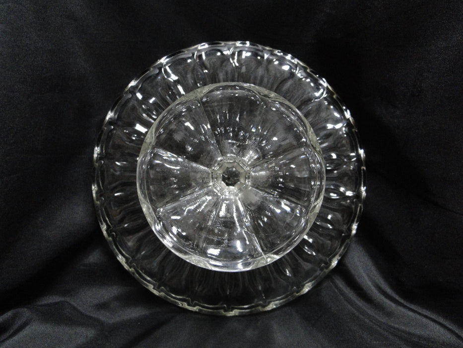 Anchor Hocking Fairfield, Scalloped, Pressed: Cake Stand, 9 7/8"