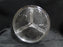 Clear, Star on Bottom: 3-Part Divided Relish Dish, 6 1/4" x 1.5", MG#243