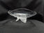 Clear, Pressed: Square Footed Dish,  5 3/4" x 2 3/4" Tall, MG#249