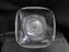 Clear, Pressed: Square Footed Dish,  5 3/4" x 2 3/4" Tall, MG#249