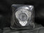 Clear, Pressed: Square Footed Dish,  5 3/4" x 2 3/4" Tall, MG#249