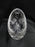 Clear Crystal, Cut Flowers: Oval Vase / Dish, 7" x 4" x 3 7/8" Tall - MG#250