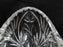 Clear Crystal, Cut Flowers: Oval Vase / Dish, 7" x 4" x 3 7/8" Tall - MG#250