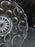 Clear w/ Circle Design, Star Center: Bread Plate, 6" -- MG#257