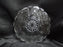 Clear w/ Circle Design, Star Center: Bread Plate, 6" -- MG#257