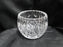 Clear Crystal w/ Vertical, "X", & Fan Cuts: Bowl, 4" x 3 3/8" Tall -- MG#259