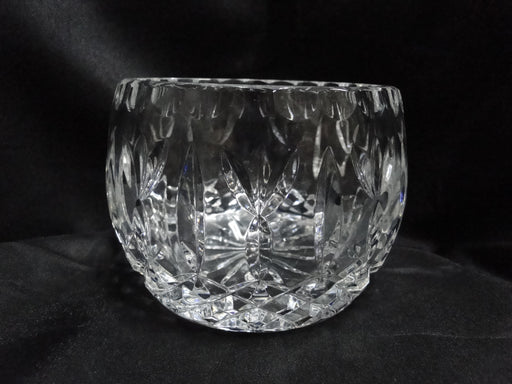 Clear Crystal w/ Vertical, "X", & Fan Cuts: Bowl, 4" x 3 3/8" Tall -- MG#259