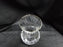 Clear w/ Ridges, Gold Trim: Vase, 4 1/4" Tall, 2 1/2" Widest Diameter -- MG#270