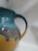 Pottery, Teal, Gray, Sand: Pitcher, 5" x 4 3/4" Tall  --  MP#009