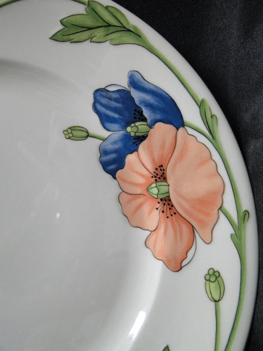 Villeroy & Boch Amapola, Blue & Orange Flowers: Dinner Plate (s), 10 1/2", Wear