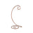 Tripar Spiral Copper Color Metal Wire Ornament Stand, 10 7/8" Tall