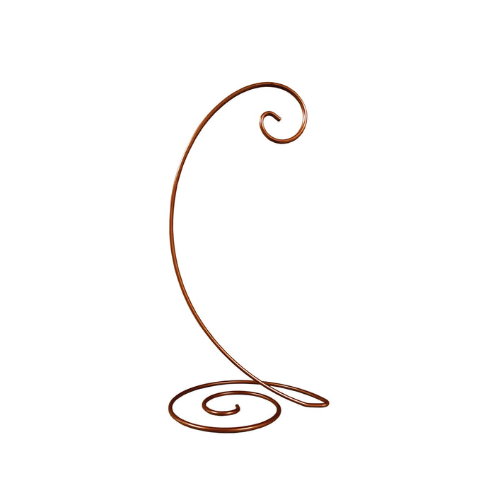 Tripar Spiral Copper Color Metal Wire Ornament Stand, 10 7/8" Tall