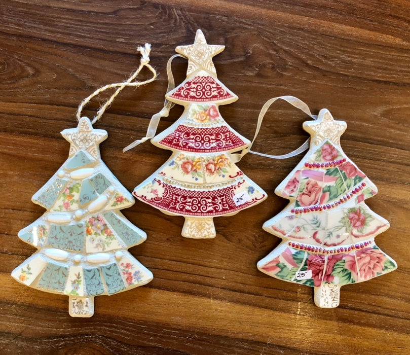 Mosaic Art Class Using Porcelain Dinnerware