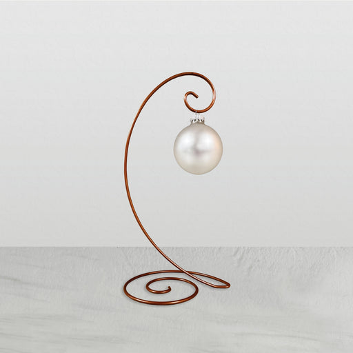 Tripar Spiral Copper Color Metal Wire Ornament Stand, 10 7/8" Tall