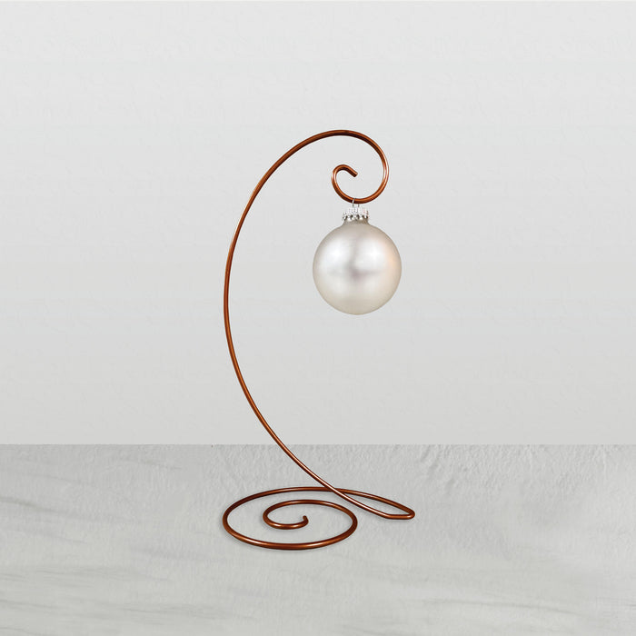 Tripar Spiral Copper Color Metal Wire Ornament Stand, 10 7/8" Tall