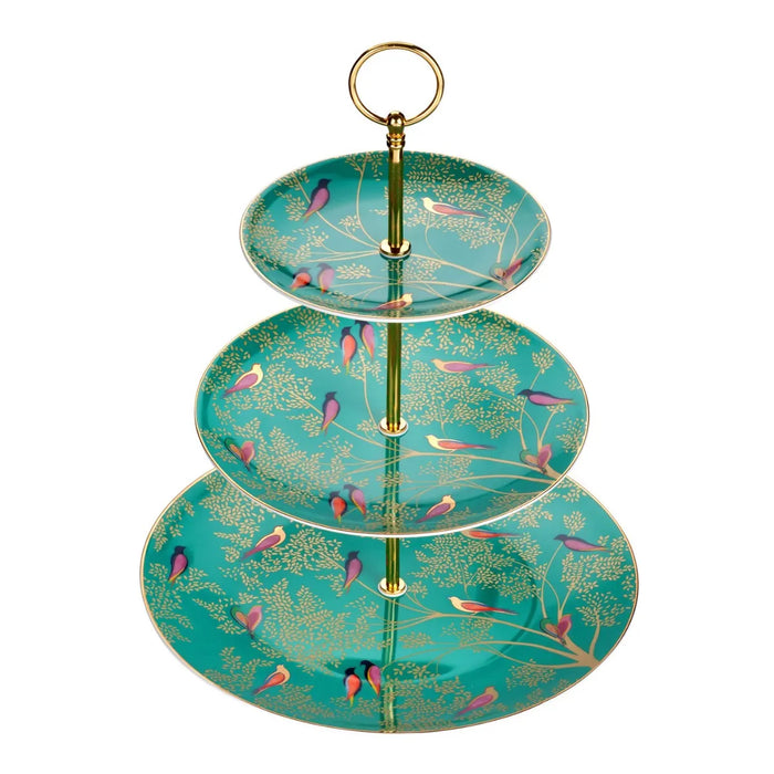Portmeirion Sara Miller London Chelsea: NEW 3-Tier Tray / Cake Stand, Box