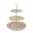 Spode Morris & Co Strawberry, Honeysuckle: NEW 3-Tier Tray / Cake Stand, Box