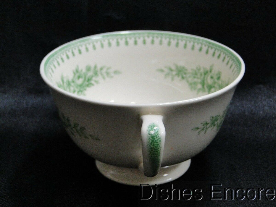 Johnson Brothers Erin, Green Roses on Cream, Pareek: 2 1/8" Cup (s) Only