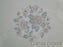 Lenox Charleston, Pastel Floral Band, Platinum: Round Cake Plate, 11 3/4"
