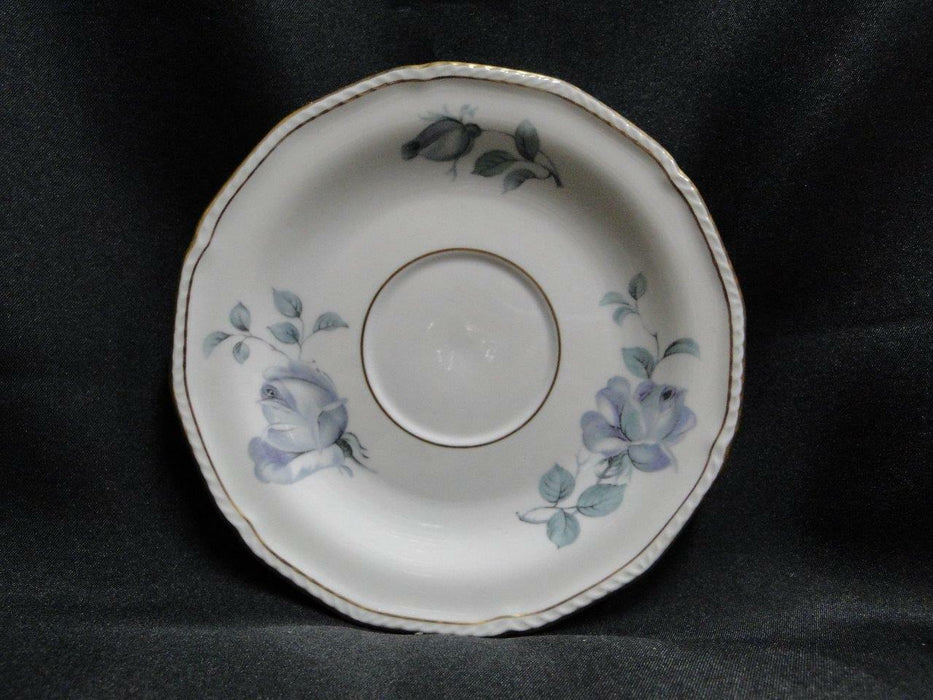 Royal Tettau Damask Rose, Blue / Green Roses: 5 3/4" Saucer (s) Only - No Cup
